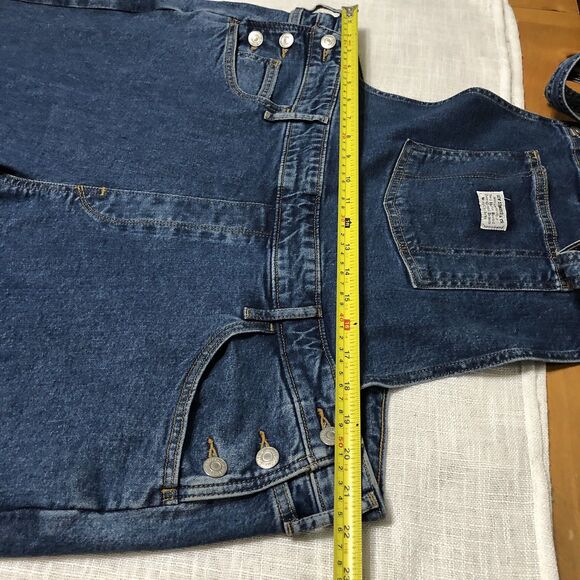 Levi's Denim Overalls Womens 20W Vintage 90s Streetwear Premium Cotton Casual - Picture 12 of 16